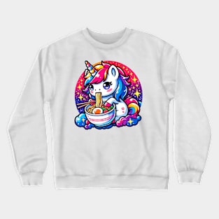 Space Unicorn Ramen Crewneck Sweatshirt